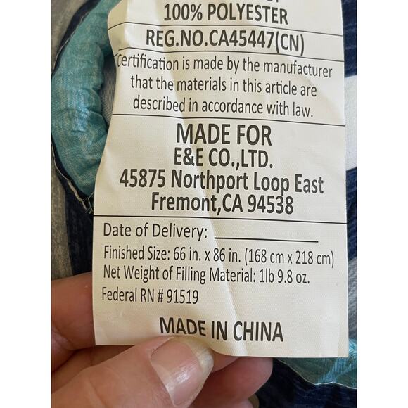 New moonbeams Twin Comforter Set - 5 Piece Stripes - Picture 5 of 7